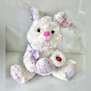 Goffa Animated Musical Easter Bunny Rabbit Sings And Moves Ears White 12"